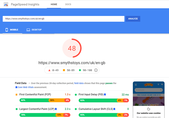 PageSpeed Insights