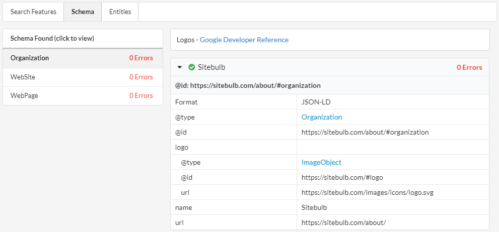 Schema Validation