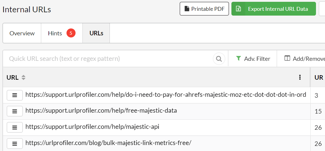 Subdomains in internal